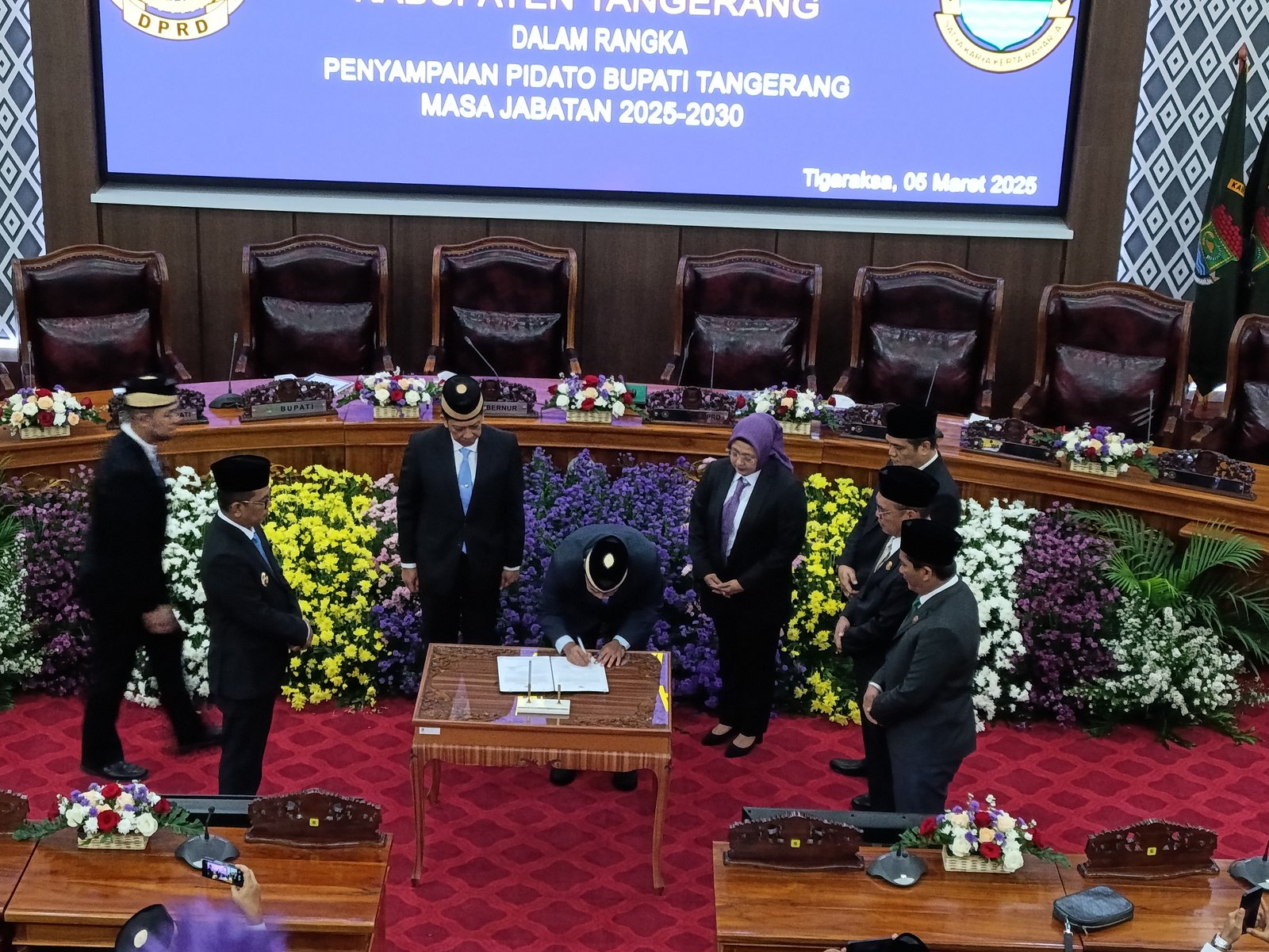 Maeysal-Intan Jalani Sertijab Bupati Tangerang dari Andi Ony