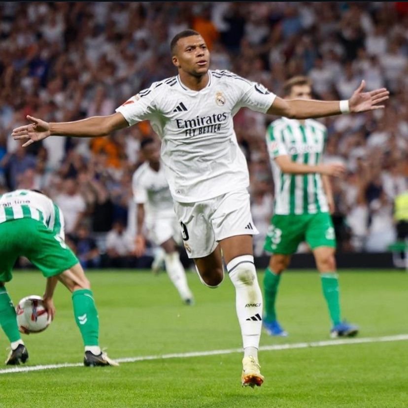 Real Madrid Sikat Real Betis, Mbappe Cetak 2 Gol