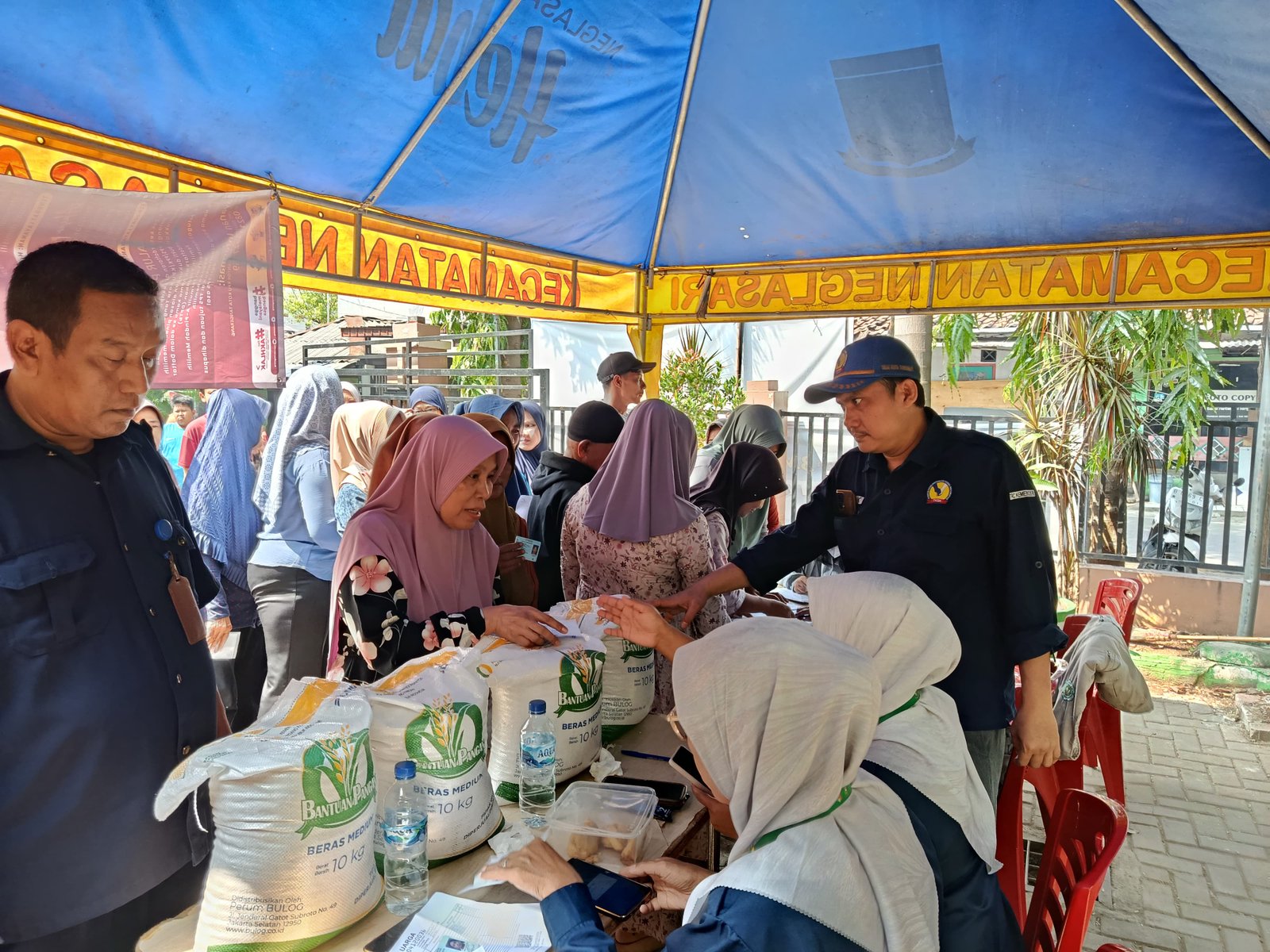 TKSK Neglasari Komit Kawal Bantuan Pangan Hingga Tuntas dan Tepat Sasaran