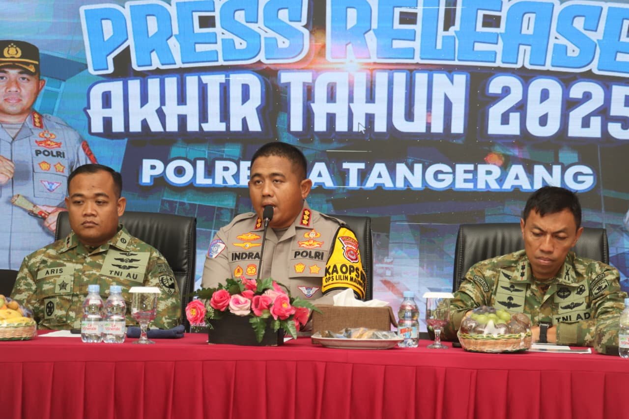 Kriminalitas Menurun, Tantangan Lalu Lintas dan Narkoba Masih Mengemuka di Wilkum Polresta Tangerang