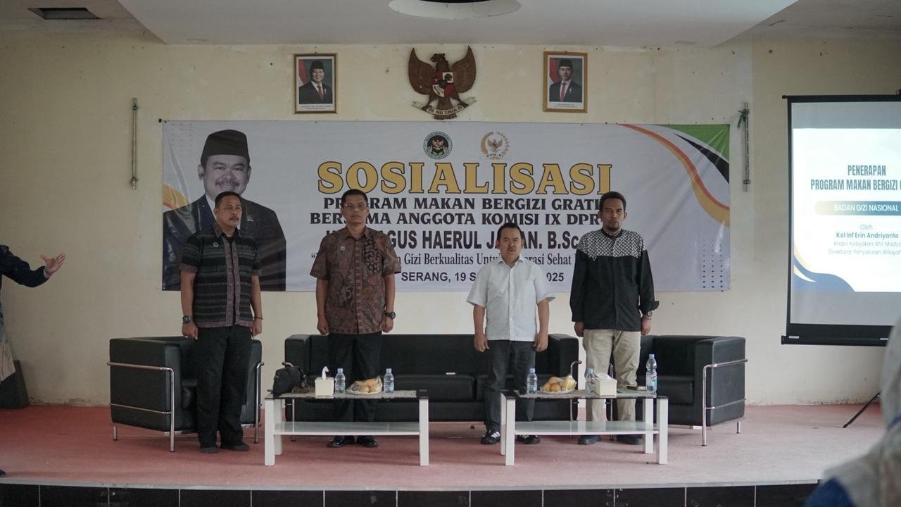 Program Menu Bergizi Gratis Disosialisasikan di Serang, Dorong Terwujudnya Generasi Emas 2045