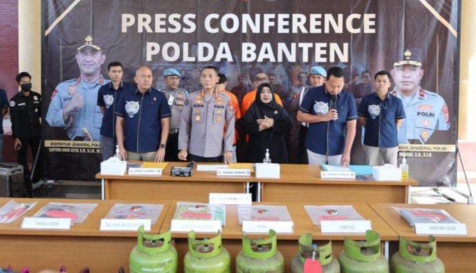 Polisi Tangkap Pengoplos Gas LPG Subsidi di Wilayah Kecamatan Jambe