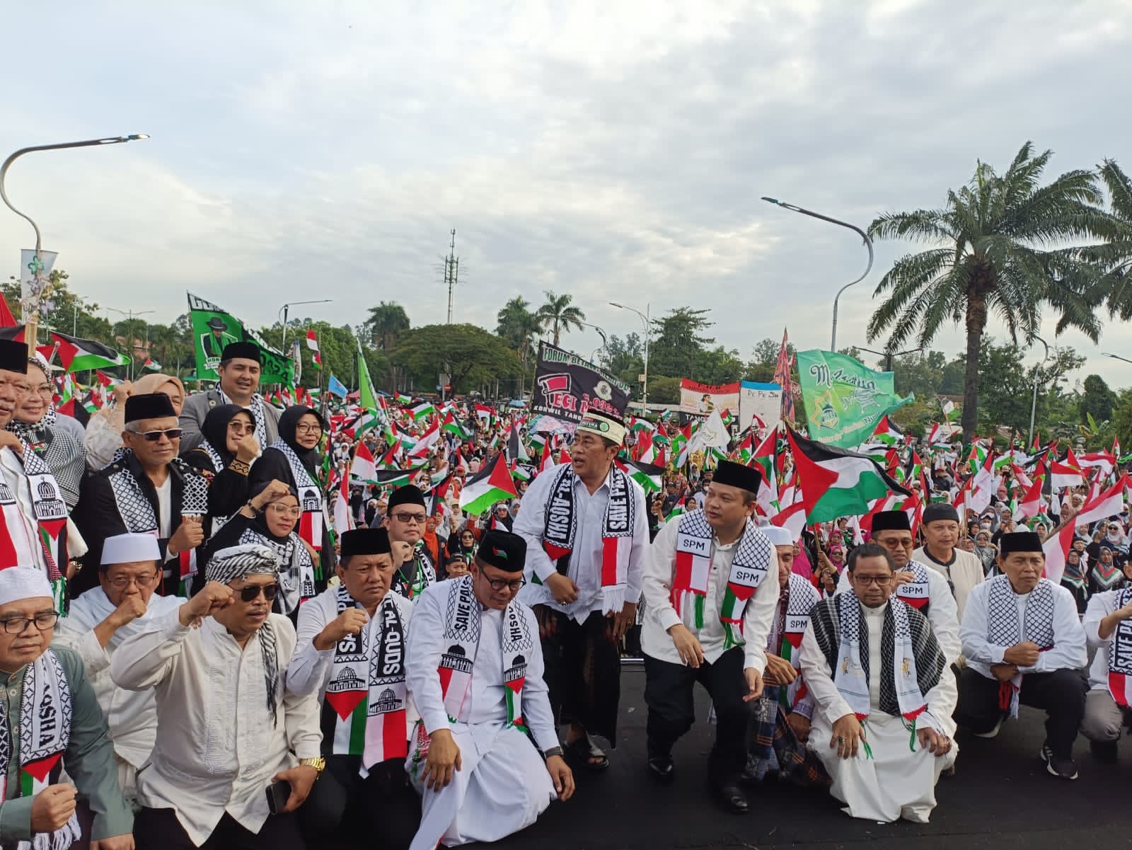 Boikot Israel, Bapera Kota Tangerang Terjunkan 200 Orang Hadiri Aksi Peduli Palestina