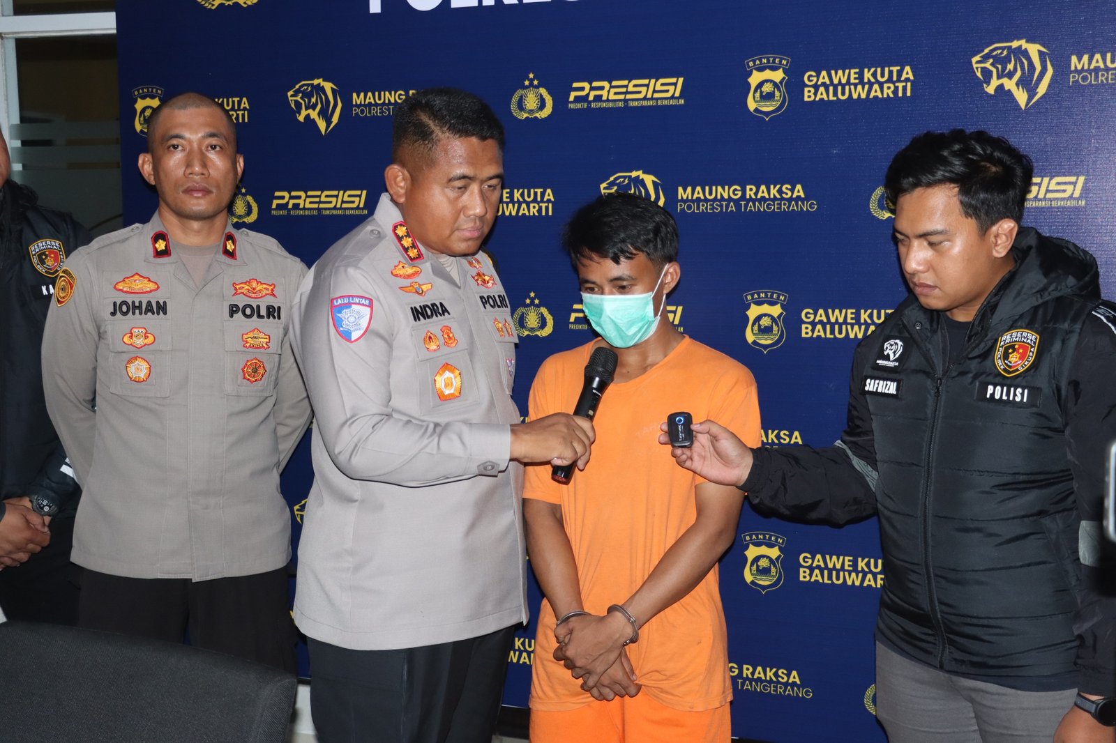 Polresta Tangerang Berhasil Ungkap Pembunuhan Sadis di Cikupa, Pelaku Ditangkap di Lampung