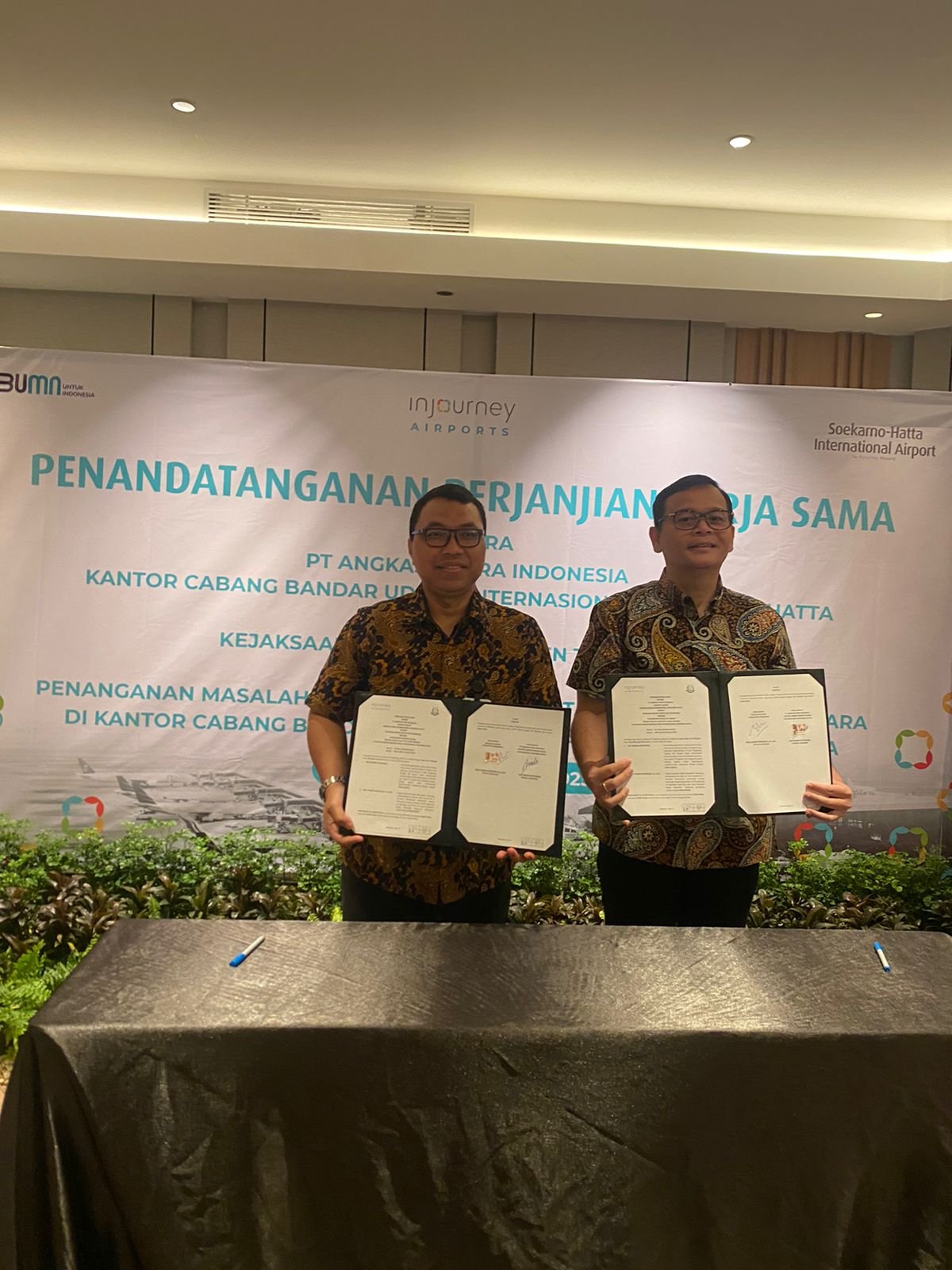 PT Angkasa Pura Indonesia Teken Kerjasama dengan Kejari Kabupaten Tangerang, Ini Poinnya