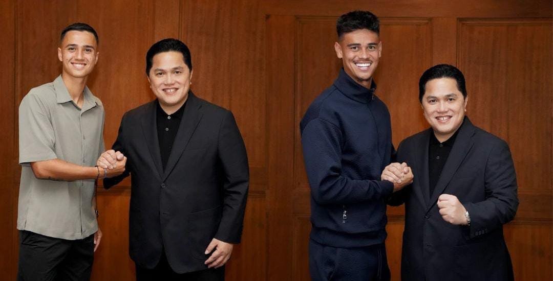 Dua Pemain Ini Akan Perkuat Squad Timnas Indonesia, Erick Thohir : Saya Sudah Makan Malam Bareng dan Salaman