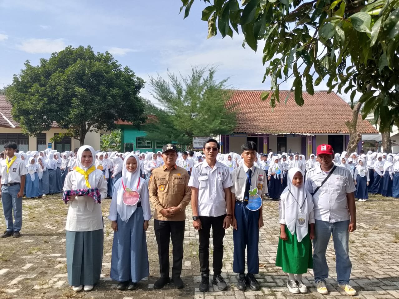 Pelantikan PMR Kecamatan Tigaraksa Sekaligus Peringati HUT PMI ke-80