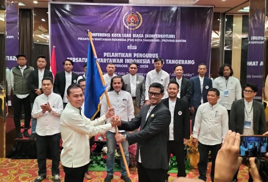 Pengurus PWI Kota Tangerang Periode 2025-2028 Resmi Dilantik