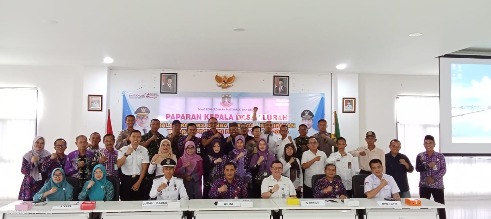 Lurah dan Camat Tigaraksa Apresiasi Penilaian Lomba Kelurahan Provinsi Banten 2025