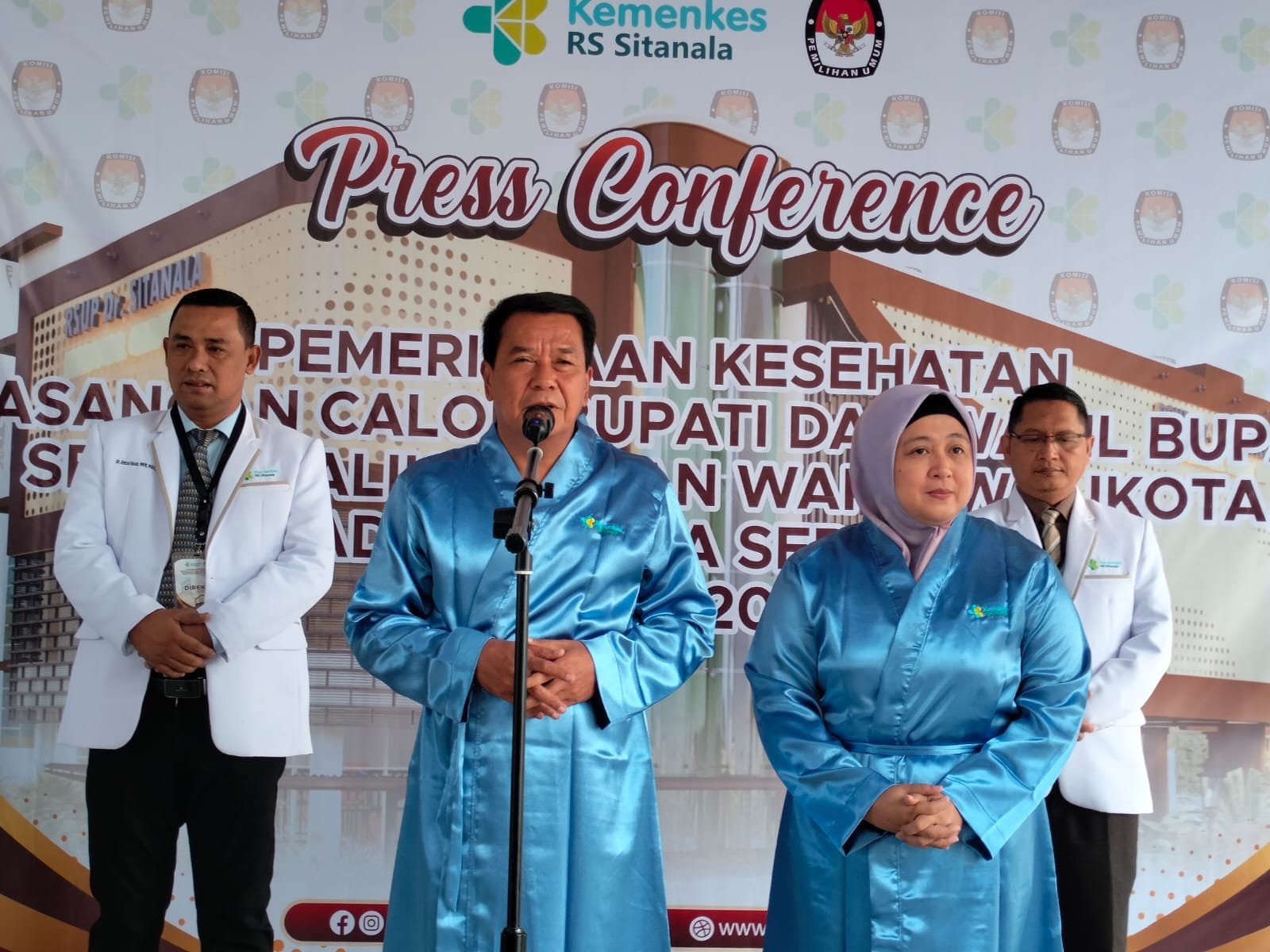 Pilkada Kabupaten Tangerang 2024, Maesyal-Intan Telah Cek Kesehatan