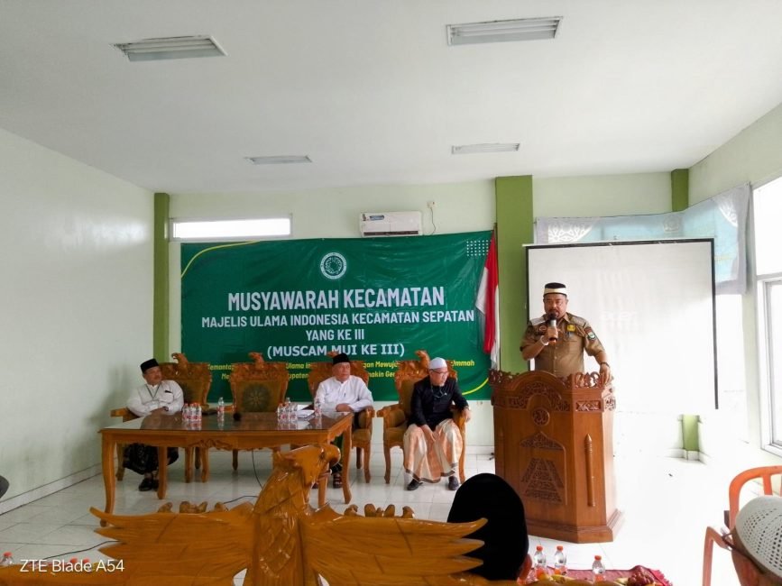 MUI Sepatan Tangerang Gelar Muscam ke-lll, K.H Hasan Basri Terpilih Kembali