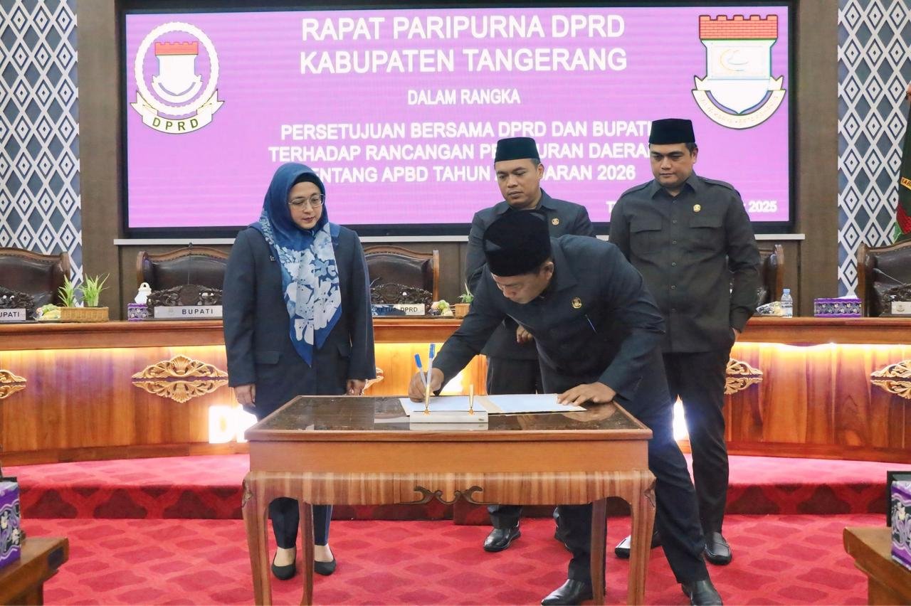 APBD Kabupaten Tangerang 2026 Naik, Ditetapkan Rp8,62 Triliun