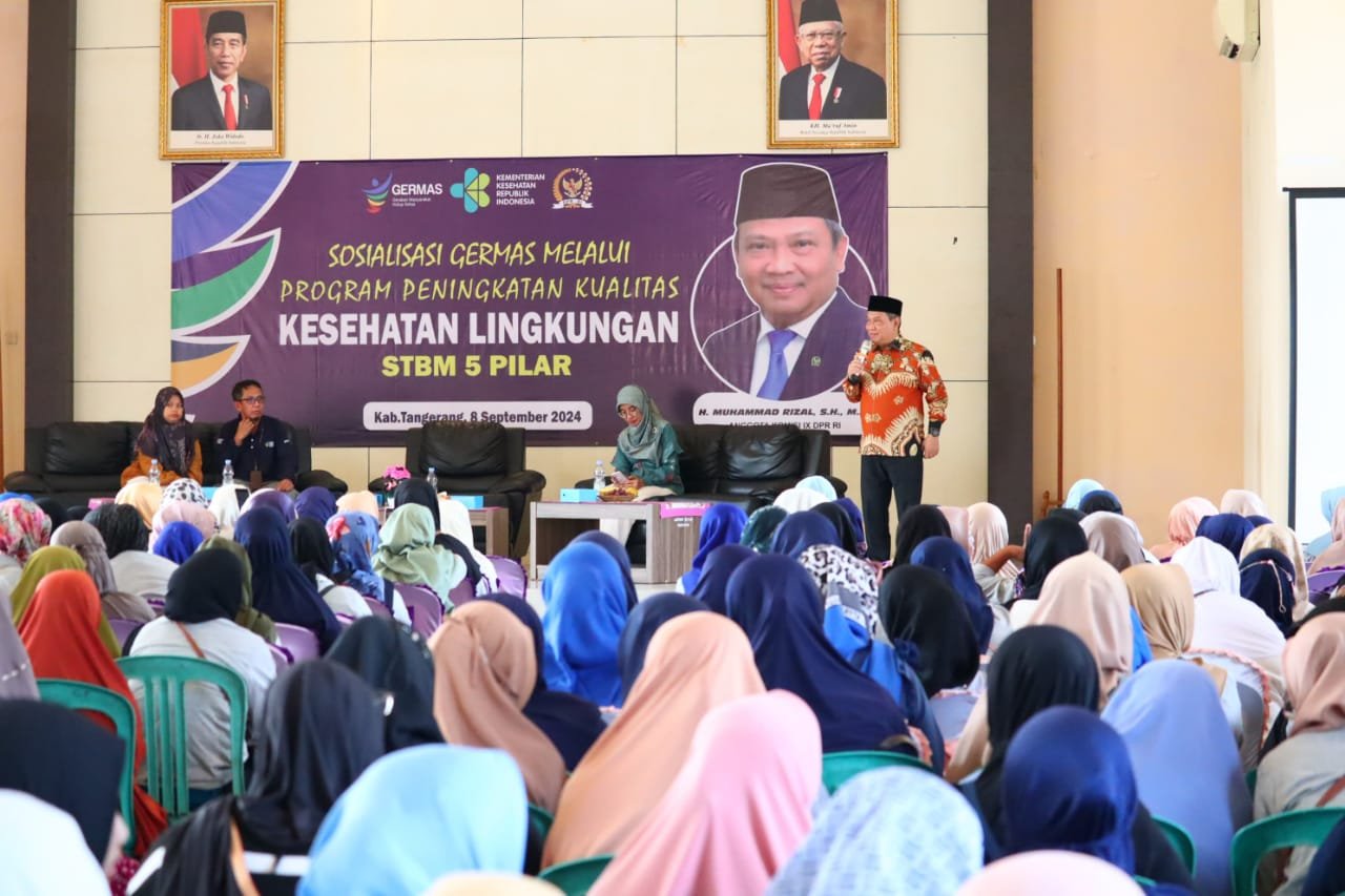 Anggota DPR RI Bersama Kemenkes Sosialisasi Germas di Kabupaten Tangerang