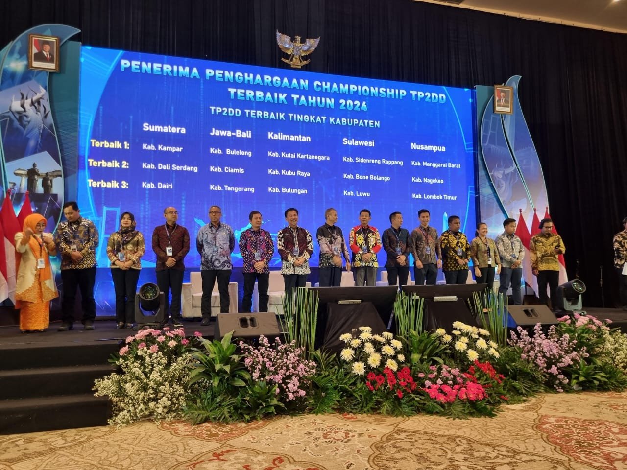 Mantap, Pemkab Tangerang Raih Penghargaan Terbaik III Championship TP2DD 2024
