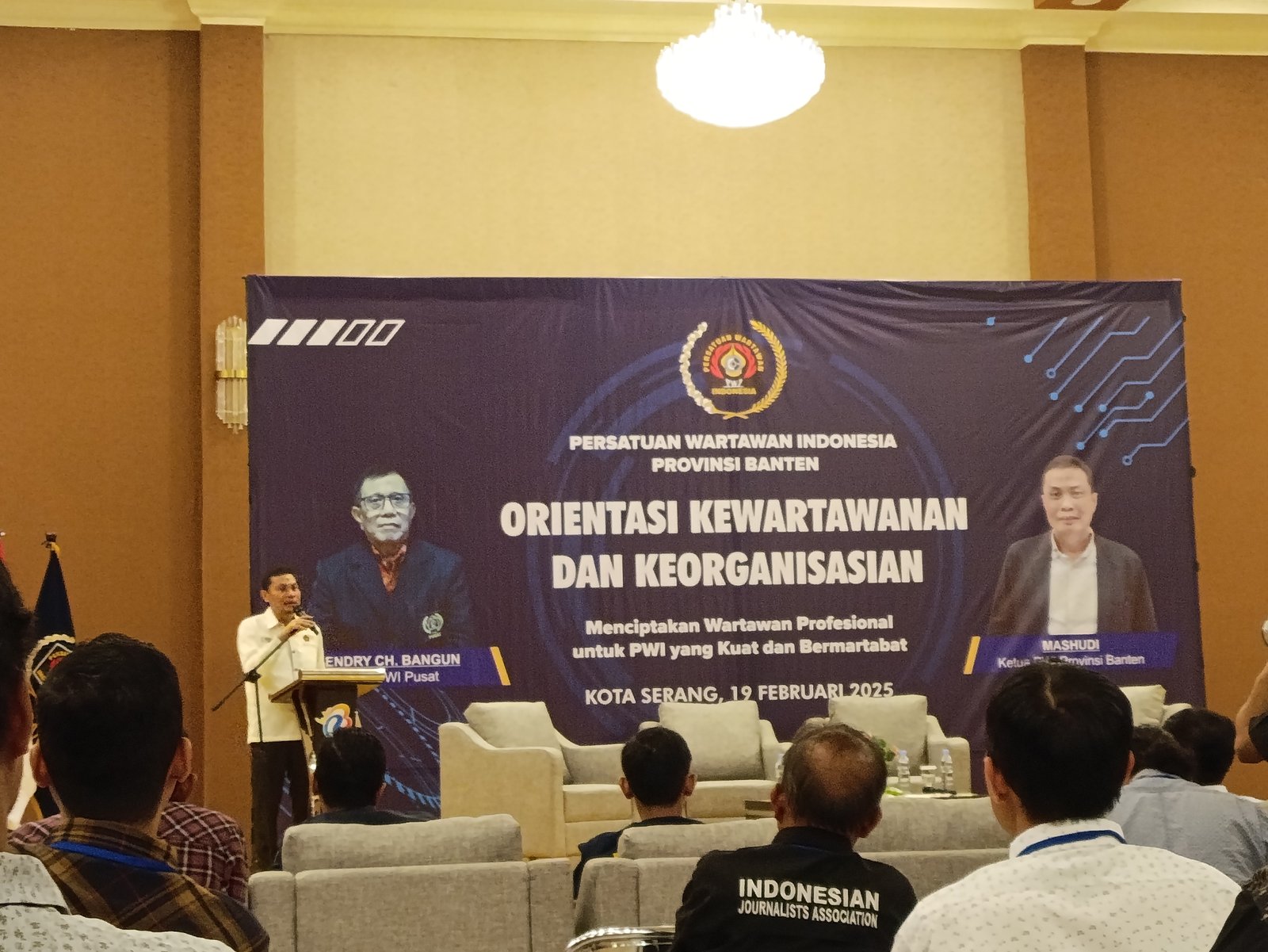 OKK PWI Banten Dihadiri Ratusan peserta, Mashudi : Kita Kembali ke Rumah Besar PWI