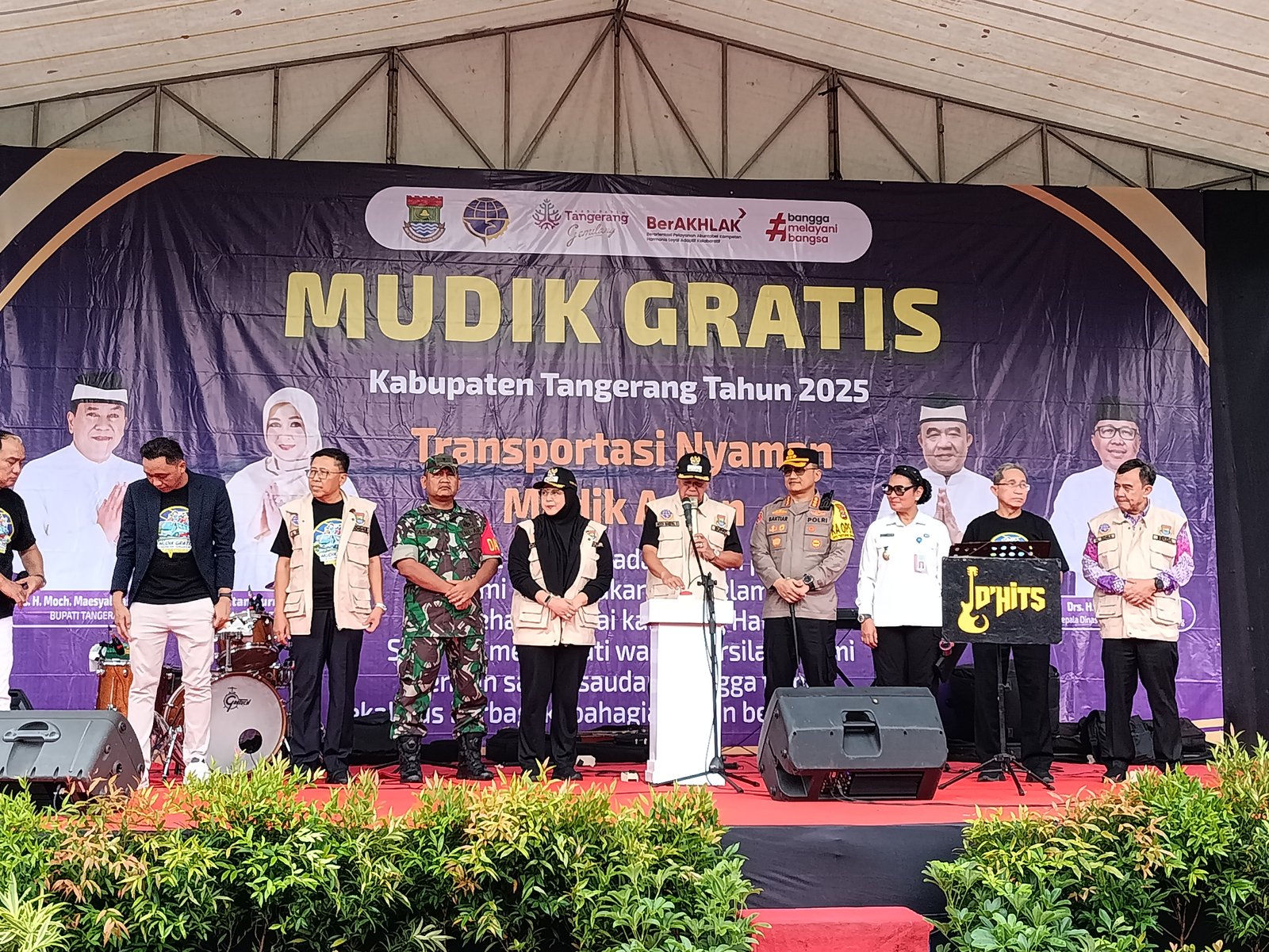 2.576 Peserta Mudik Gratis 2025 Dilepas Bupati dan Wakil Bupati Tangerang, Ini Tujuannya