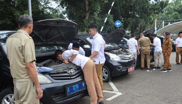 708 Unit Kendaraan Dinas Milik Pemkab Tangerang Diduga Hilang