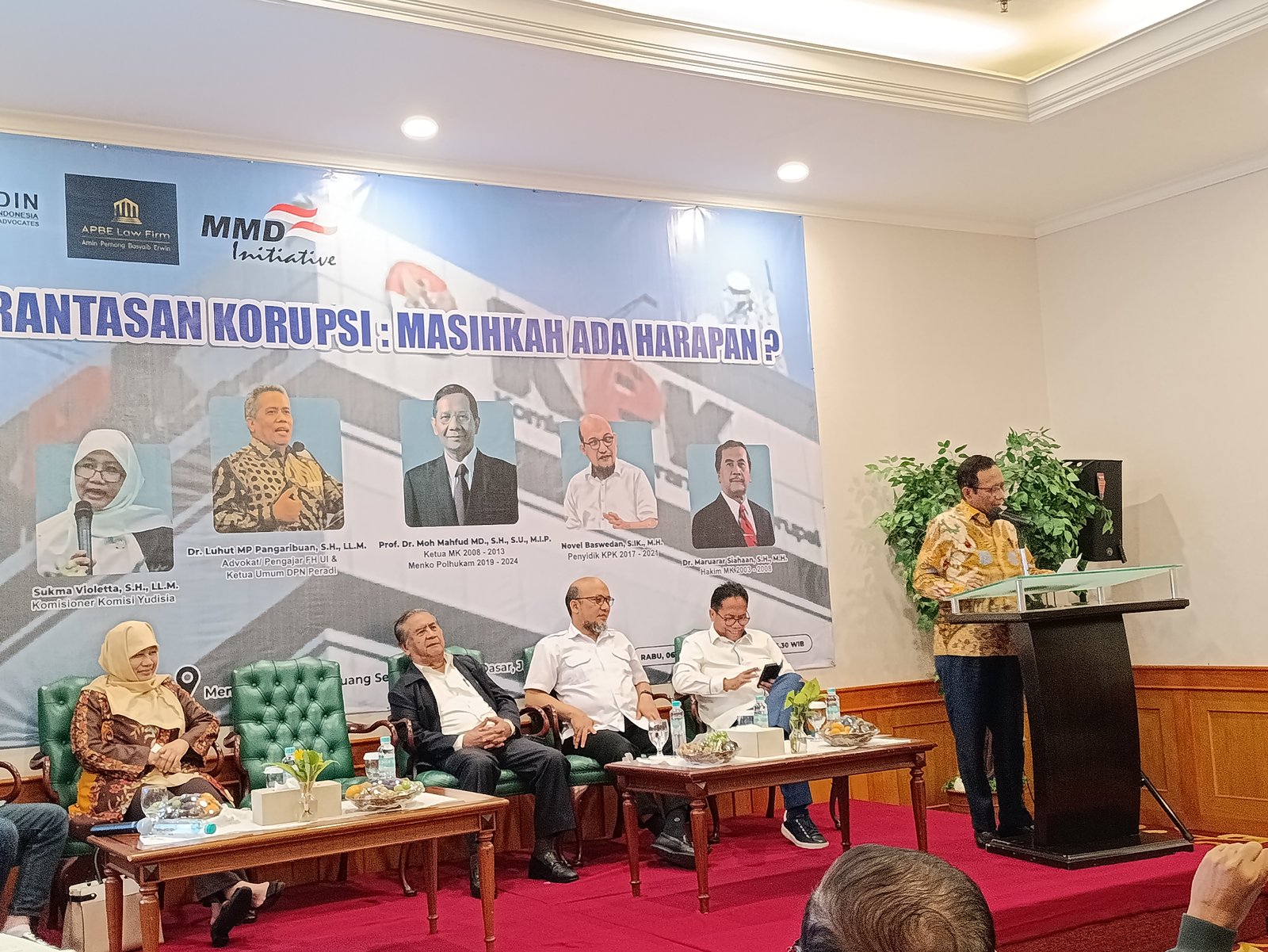 Persadin, APBE Law firm dan MMD Initiative Sukses Gelar Seminar Nasional Bertemakan Berantas Korupsi