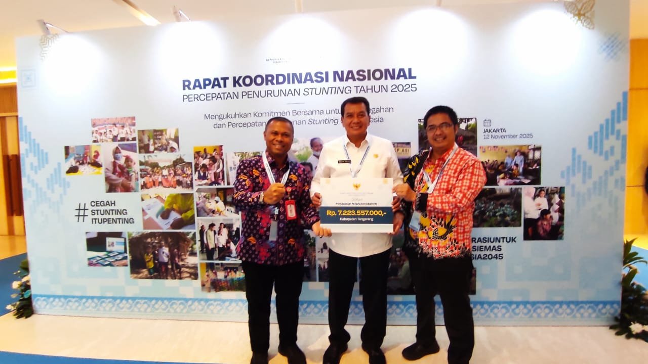 Tangerang Jadi Kabupaten Paling Sukses Tekan Stunting, Terima Insentif Fiskal Rp7,2 Miliar dari Menkeu Purbaya