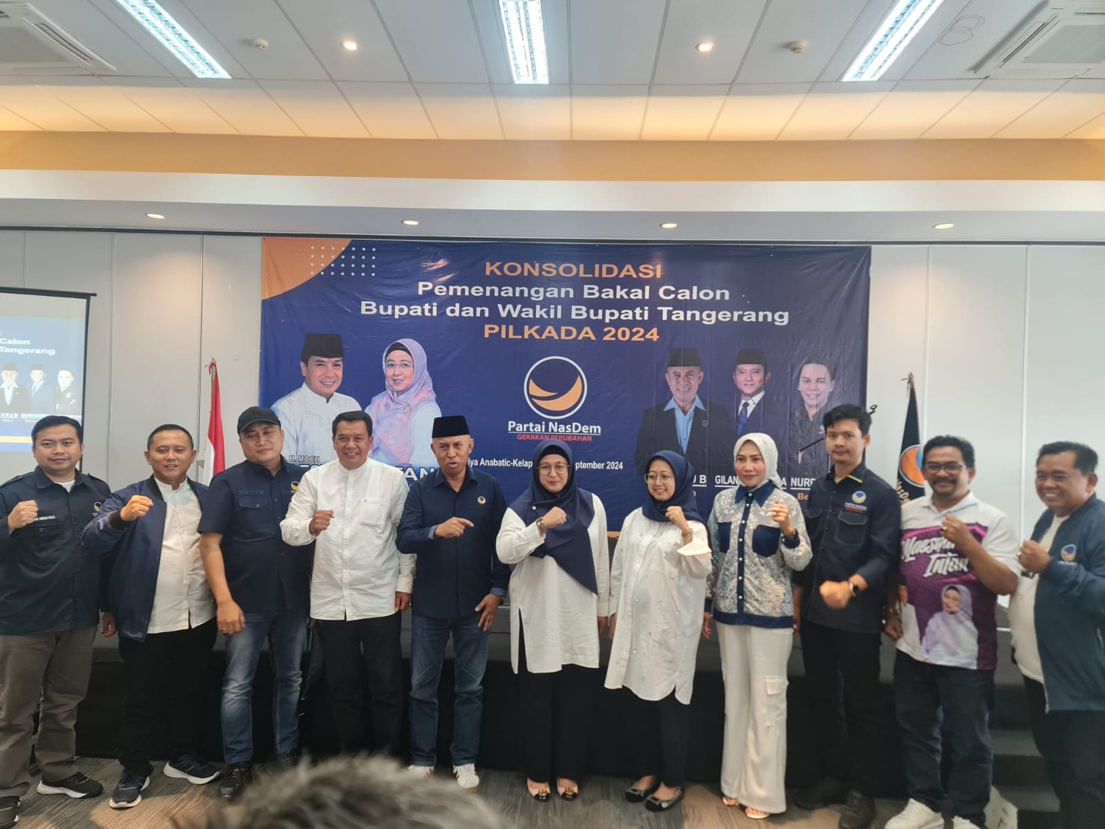 Serius Menangkan Paslon Maesyal-Intan, NasDem Kabupaten Tangerang Gencar Konsolidasi
