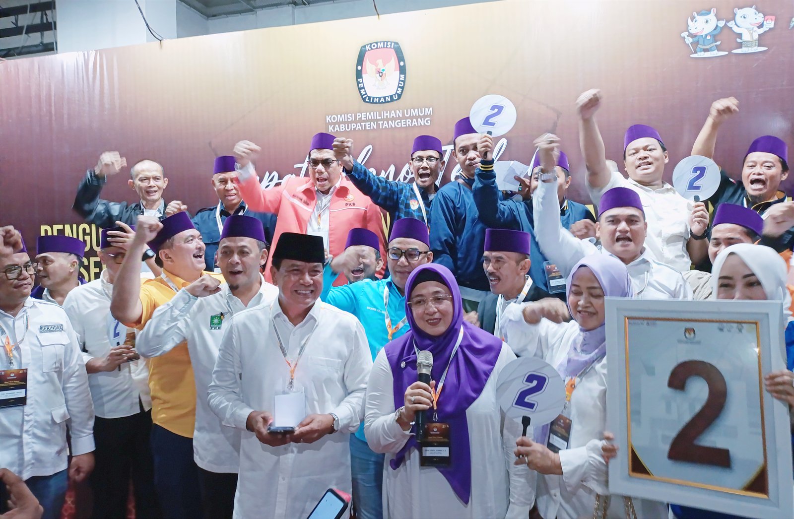 Usai Dapat Nomor Urut 2, Maesyal-Intan Ingin Ulang Sejarah Manis Pilpres di Kabupaten Tangerang