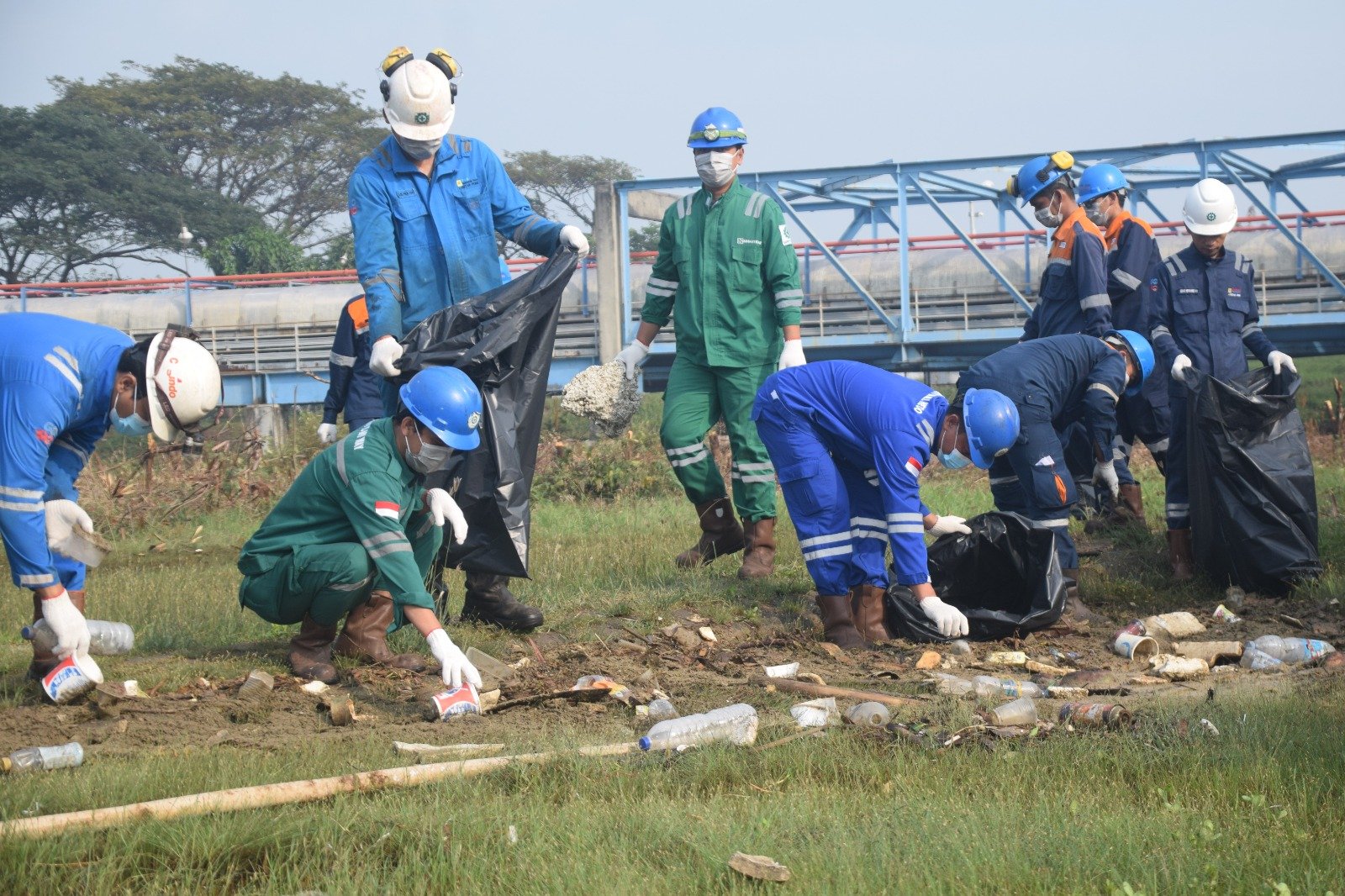 PLN Indonesia Power UBP Lontar Bersihkan Pantai dan Tanam Mangrove Peringati Hari Lingkungan Hidup