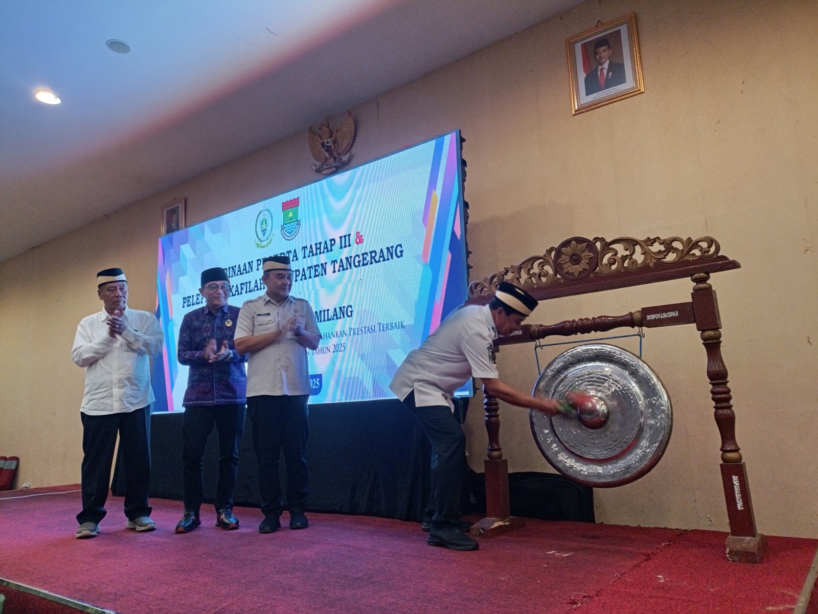 Bupati Tangerang Resmi Lepas Kafilah dalam MTQ Tingkat Banten ke-22