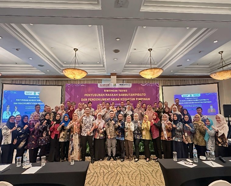 Tingkatkan SDM Perangkat Kecamatan dan Kelurahan, Bagian Prokopim Setda Gelar Bimtek Penyusunan Naskah Sambutan/Pidato dan Pendokumentasian Kegiatan Pimpinan