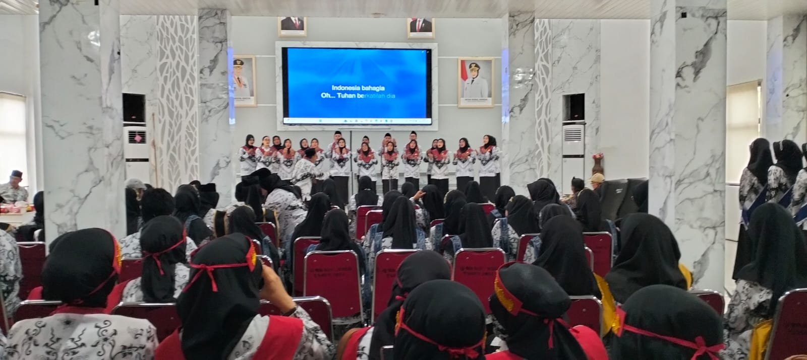 Sambut HUT PGRI ke-80, Guru se-Kecamatan Mauk Gelar Beragam Persiapan