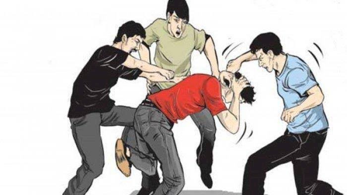 Sadis! 2 Pengendara Motor di Pasar Kemis Tangerang Dikeroyok 30 Pemuda Hingga Alami Luka Serius