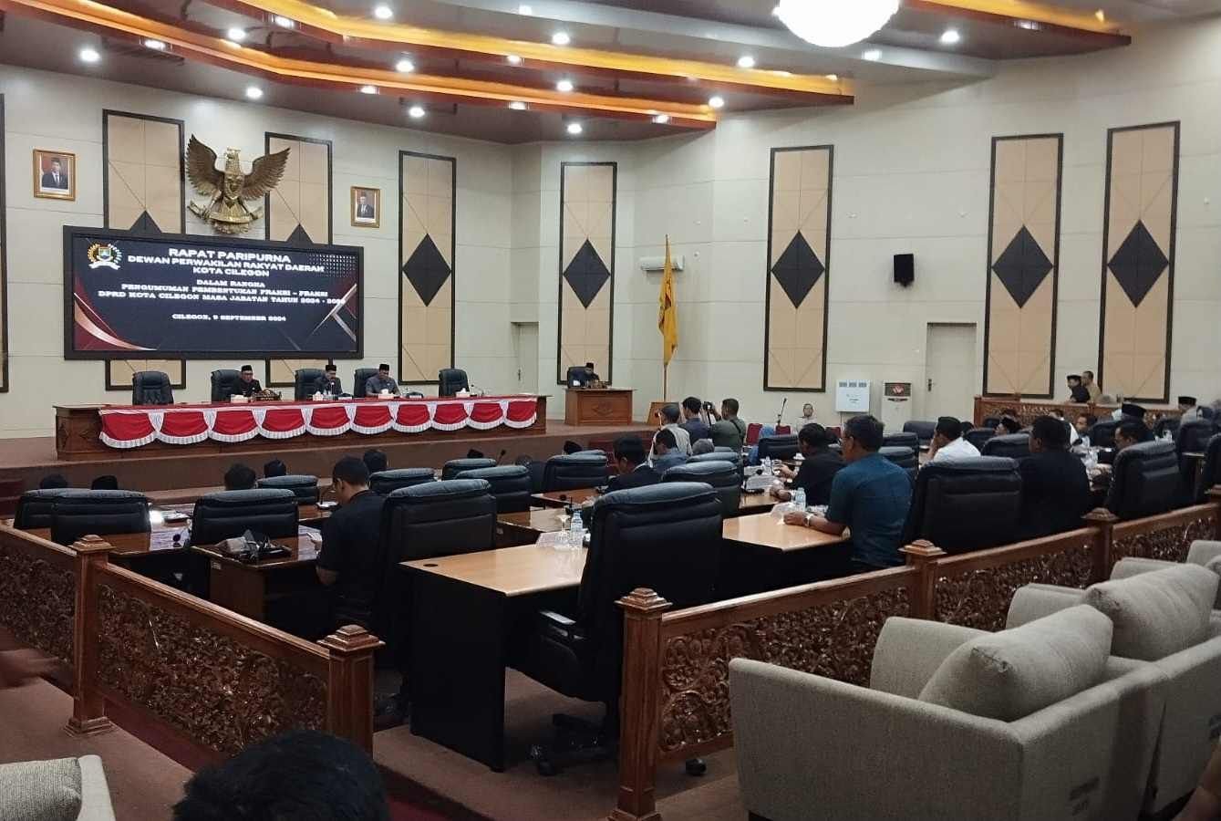 Tujuh Fraksi DPRD Cilegon 2024-2029 Resmi di Umumkan