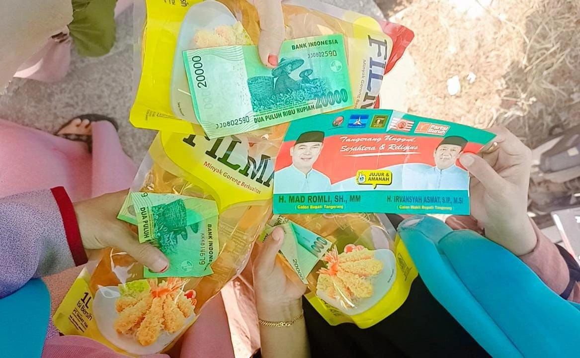 Tim Mad Romli-Irvansyah Diduga Lakukan Money Politik, Bawaslu Kabupaten Tangerang Selidiki