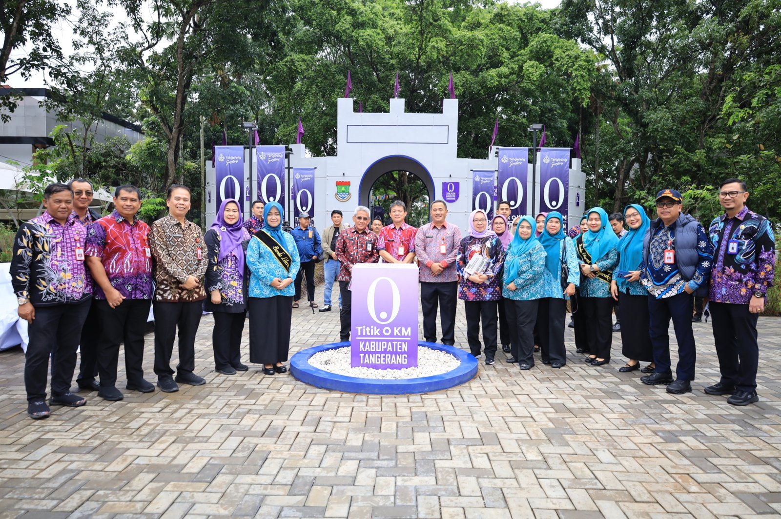 Tugu Titik Nol Kabupaten Tangerang Diresmikan Sebagai Zona Literasi Digital
