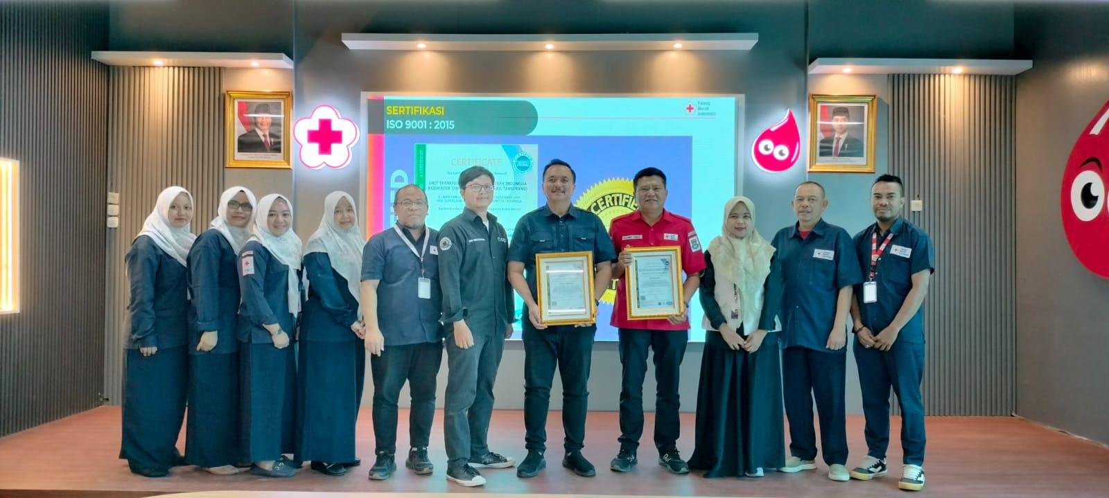 PMI Kabupaten Tangerang Pertahankan Sertifikasi ISO 9001 dan 27001 untuk Mutu dan Keamanan Data