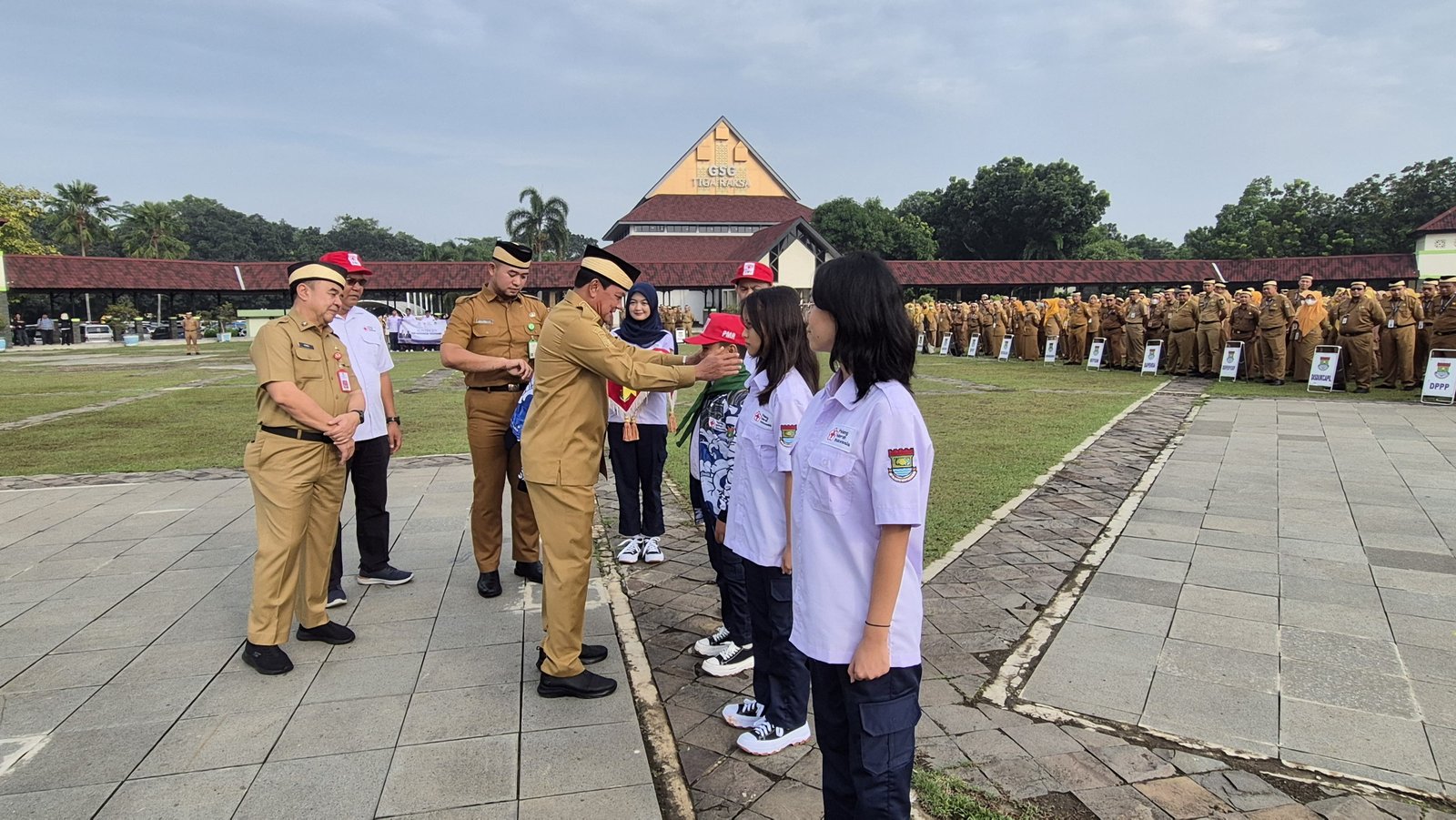 Bupati Tangerang Lepas Kontingen Jumbara PMR Banten ke-IV