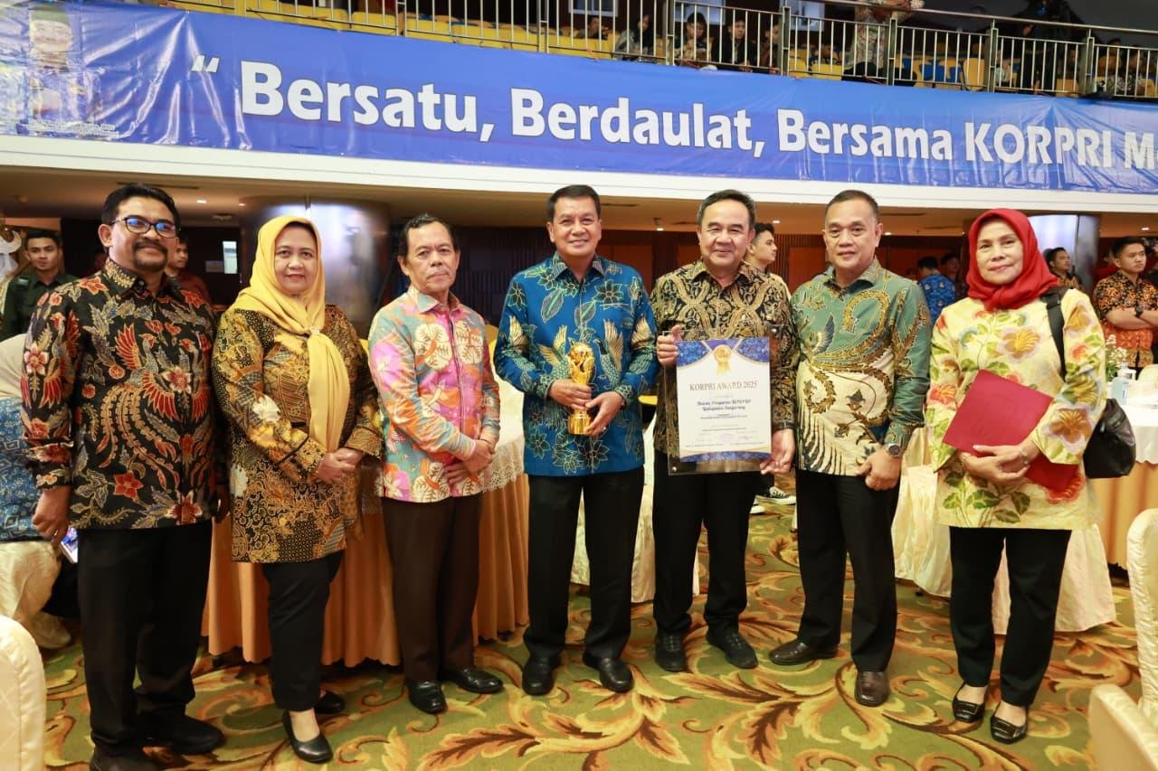 KORPRI Kabupaten Tangerang Raih Penghargaan Kepengurusan Terbaik di Ajang KORPRI Award 2025