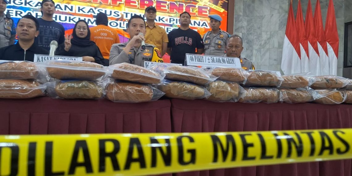 Rp 5 Juta Perkilo, 58 Kilogram Ganja Diamankan Polres Cilegon