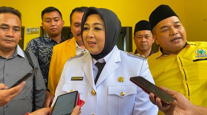 Pasca Dilantik, Wabup Intan Nurul Hikmah Sambangi Kantor Golkar Kabupaten Tangerang
