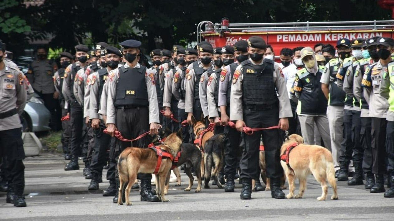 700 Personel Diterjunkan Amankan Pengundian Nomor Urut Paslon Bupati-wakil Bupati Tangerang