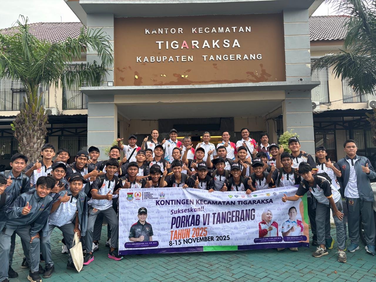 Ratusan Atlet Tigaraksa Siap Berlaga, Optimis Raih Juara di Porkab VI Kabupaten Tangerang