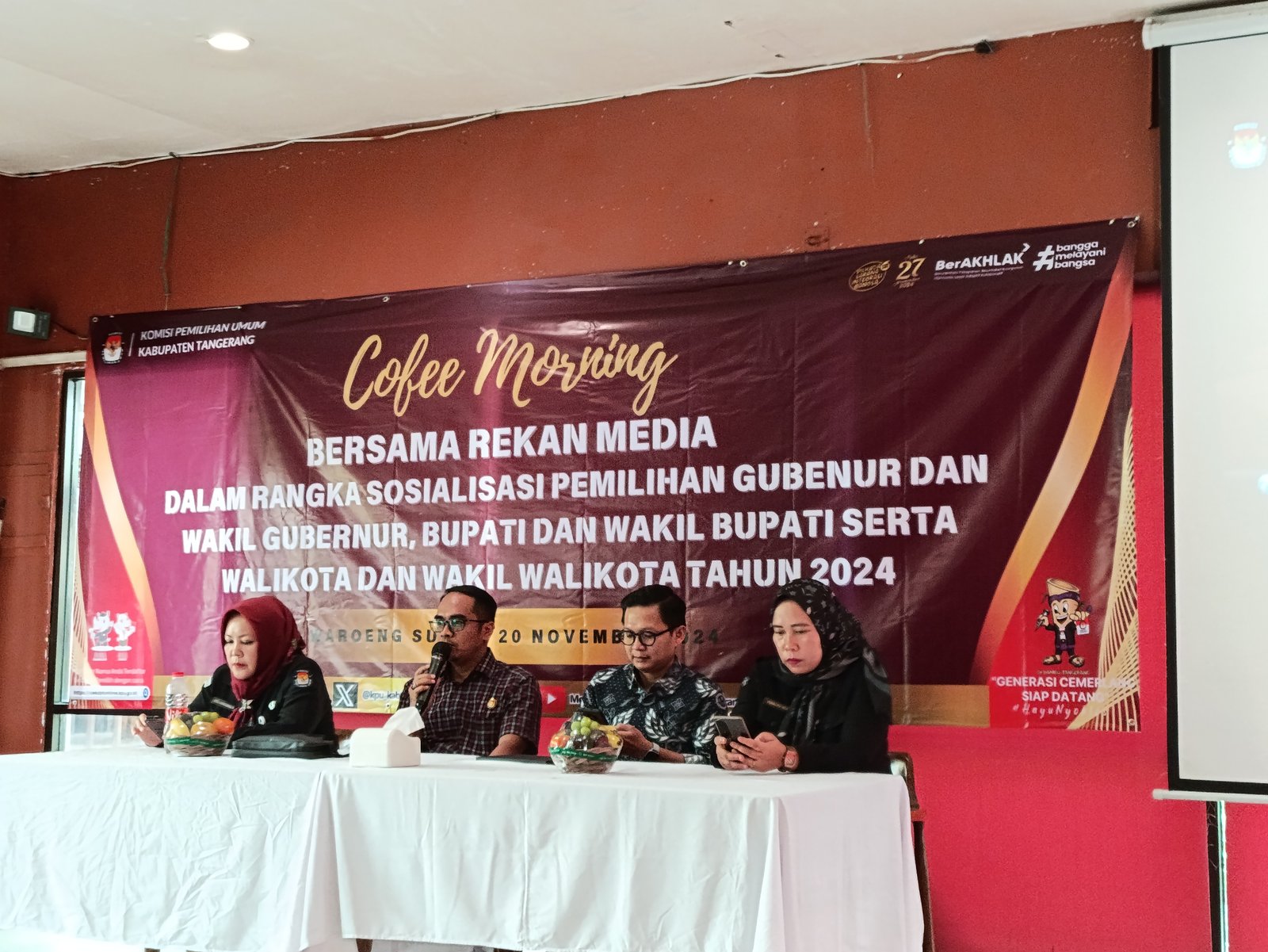 Jelang Pencoblosan Pilkada 2024, KPU Kabupaten Tangerang Harapkan Masyarakat Tidak Golput