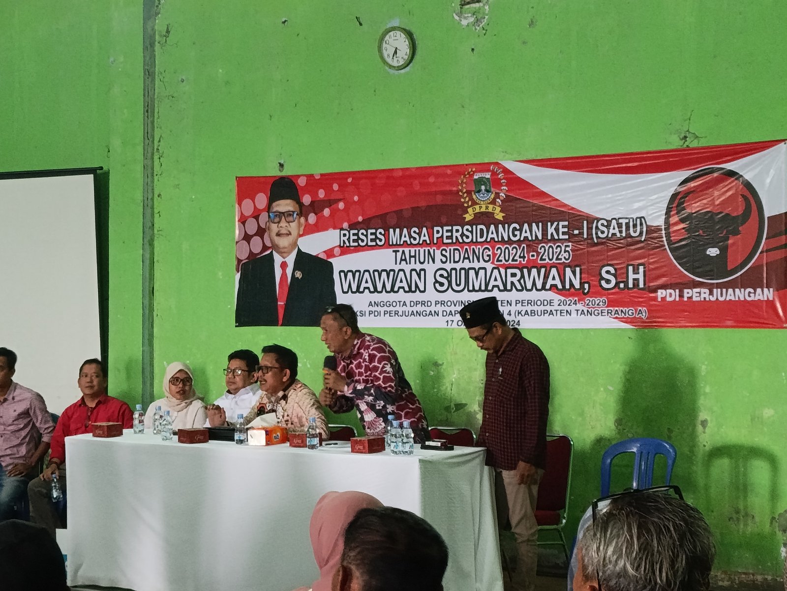Reses DPRD PDI-P di Tigaraksa Tangerang Diselubungi Kampanye Cawabup Irvansyah