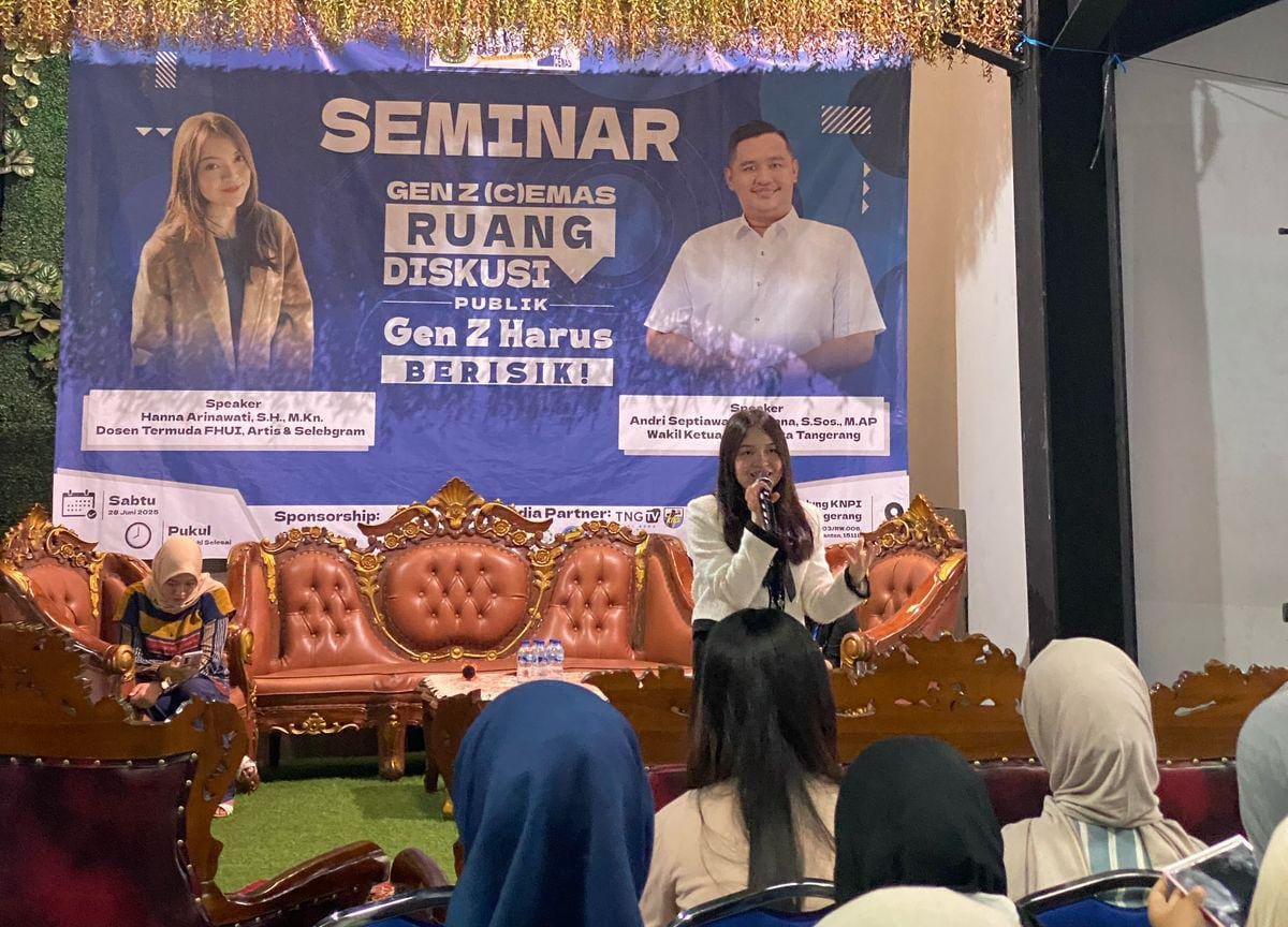 Mahasiswa Unis Tangerang Adakan Seminar: Dorong Gen Z Lebih Kritis, Peduli, dan Berani Bersuara