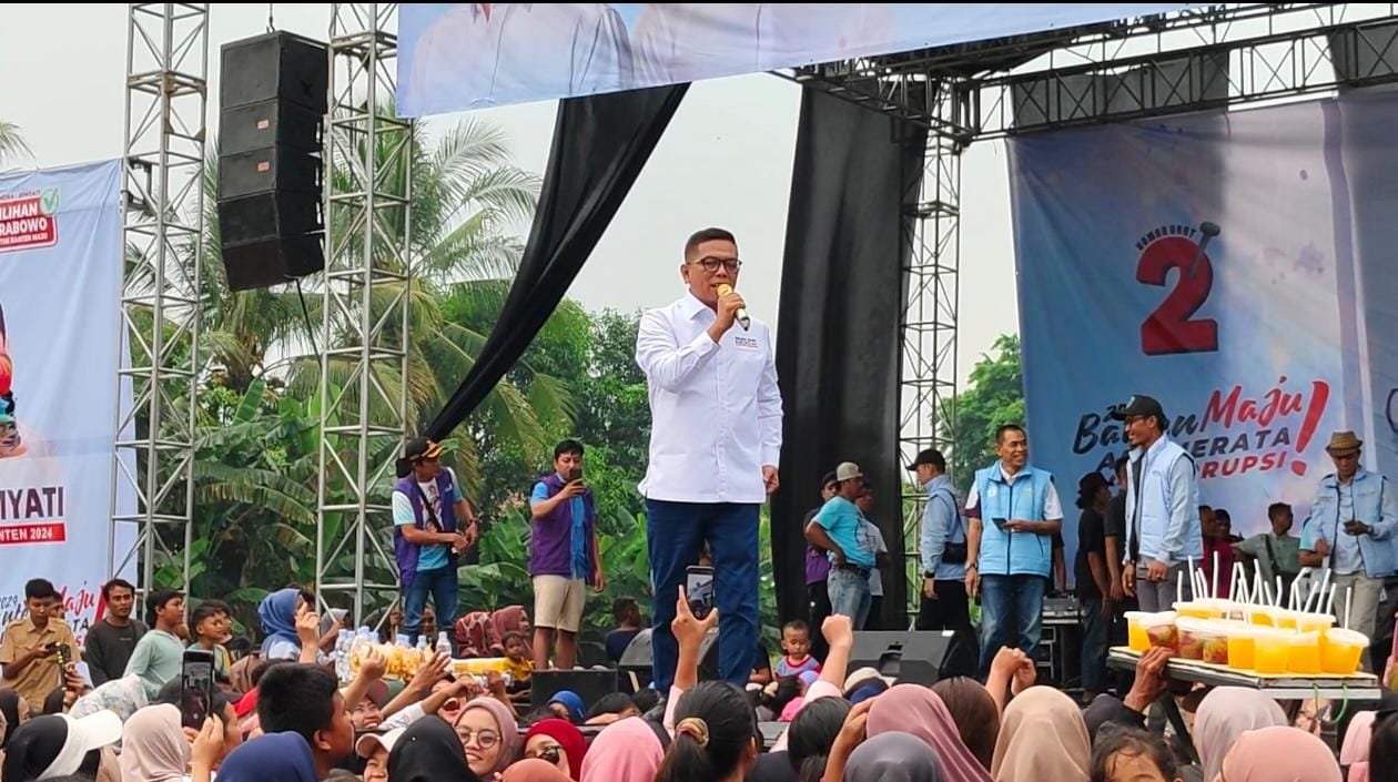 Kampanye di Kirana Solear, Andra Soni-Dimyati Janji Majukan UMKM di Banten