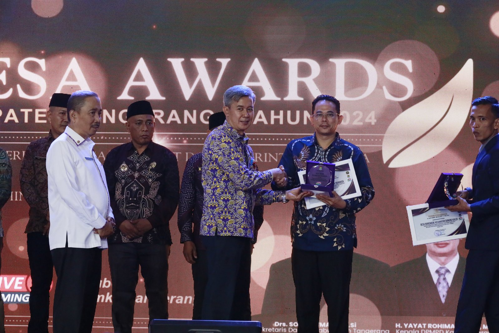 Desa Sodong Tigaraksa Raih 2 Penghargaan  dari Desa Award 2024